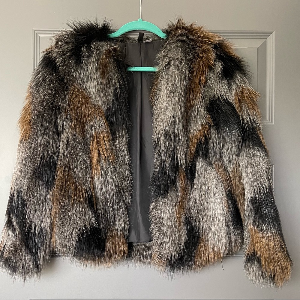 H&M Faux Fur Jacket